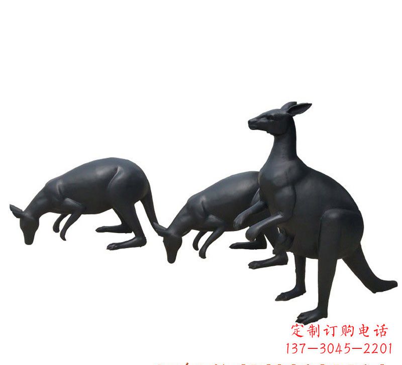 泉州铜雕袋鼠雕塑