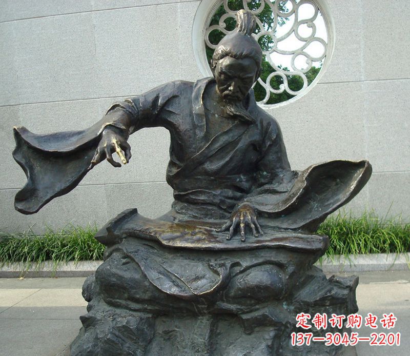泉州铜雕弹钢琴