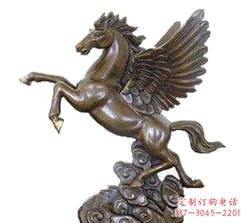 泉州铜雕飞黄腾达飞马