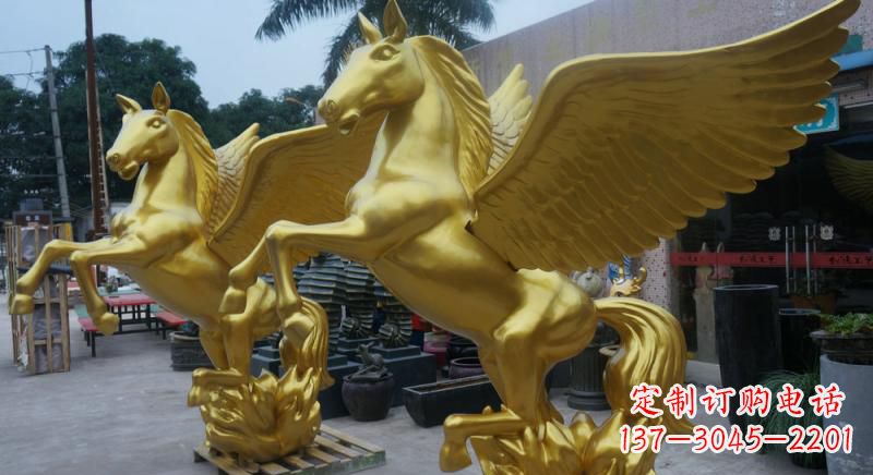泉州铜雕飞马