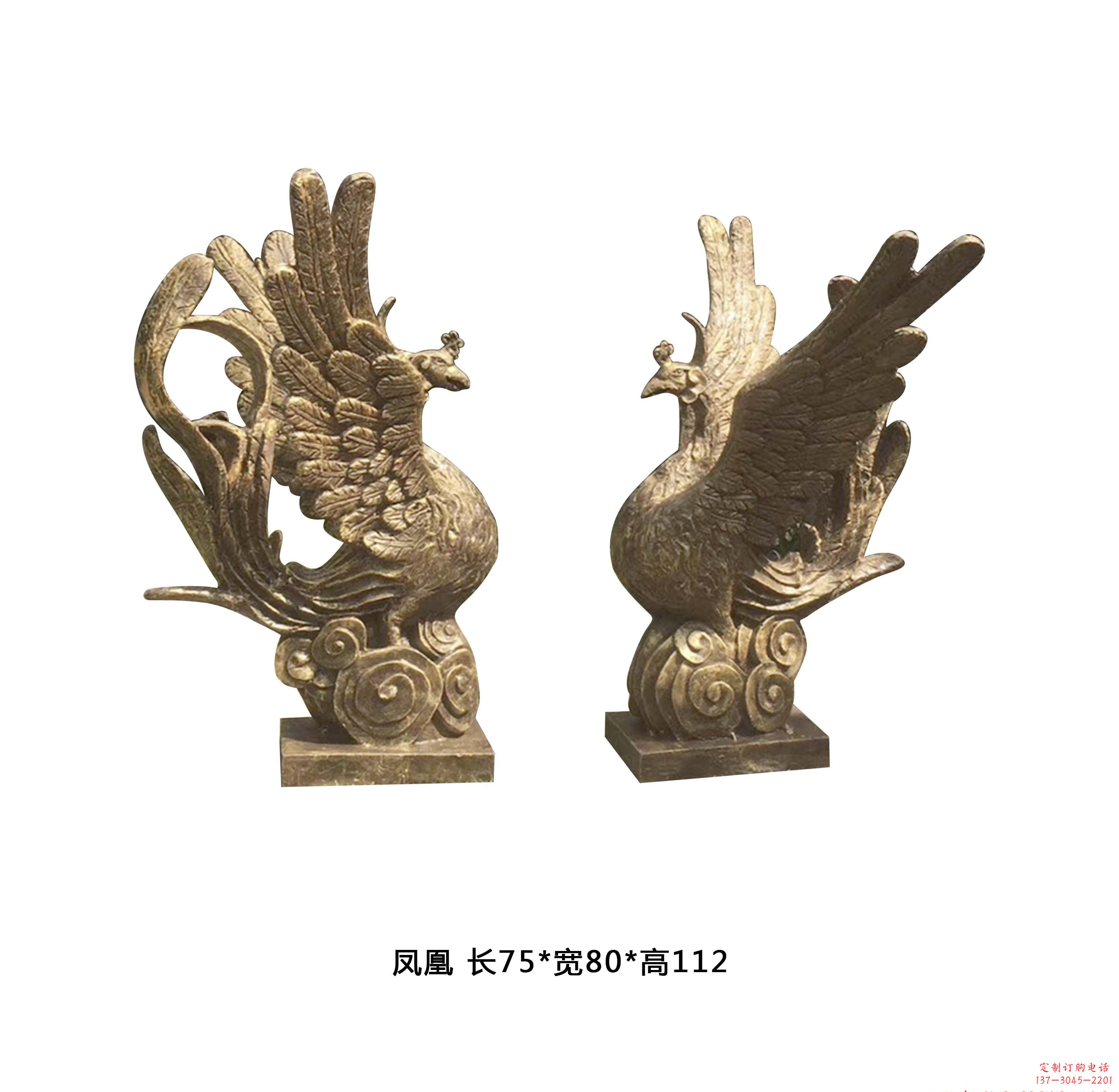 泉州铜雕凤凰雕塑