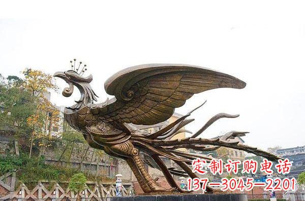 泉州铜雕凤凰
