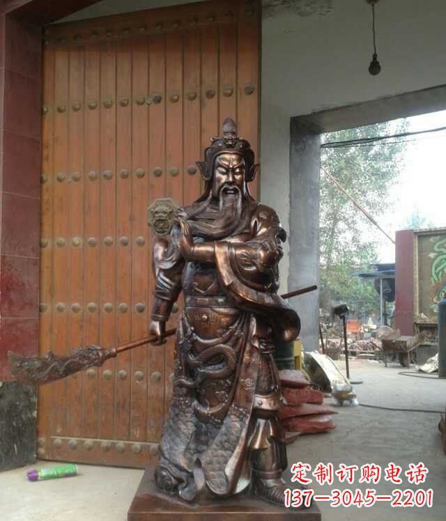 泉州铜雕关公像