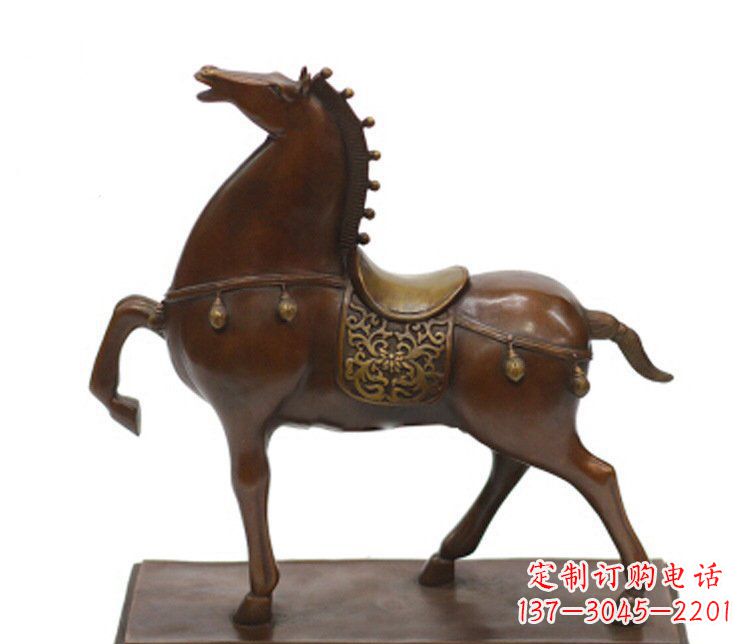 泉州铜雕广场动物马雕塑摆件