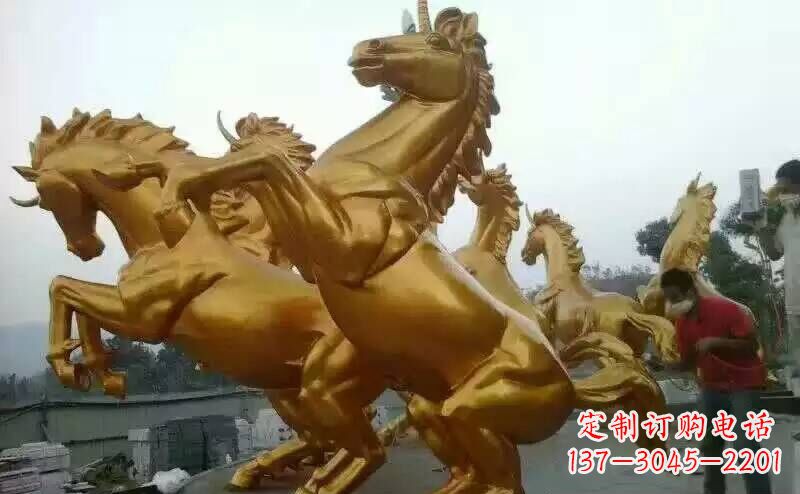 泉州铜雕广场飞马雕塑