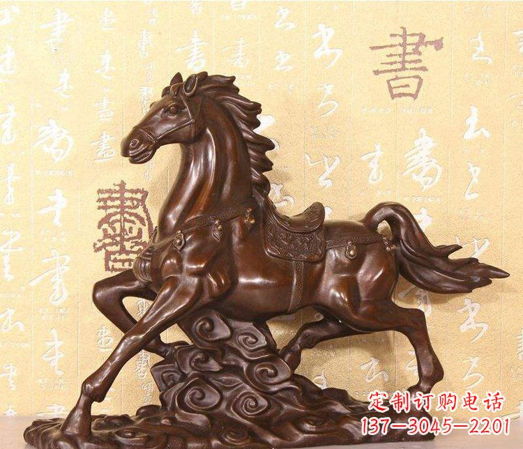 泉州铜雕户外园林动物马雕塑