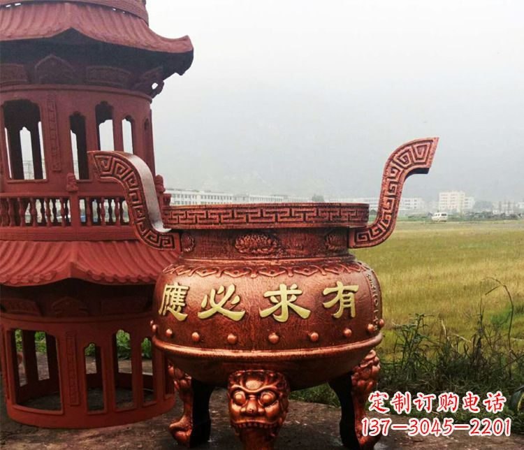 泉州铜雕景观香炉