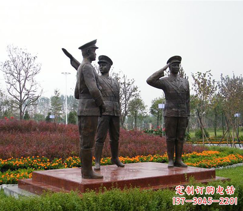 泉州铜雕警察铜雕