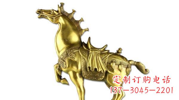 泉州铜雕马公园动物雕塑