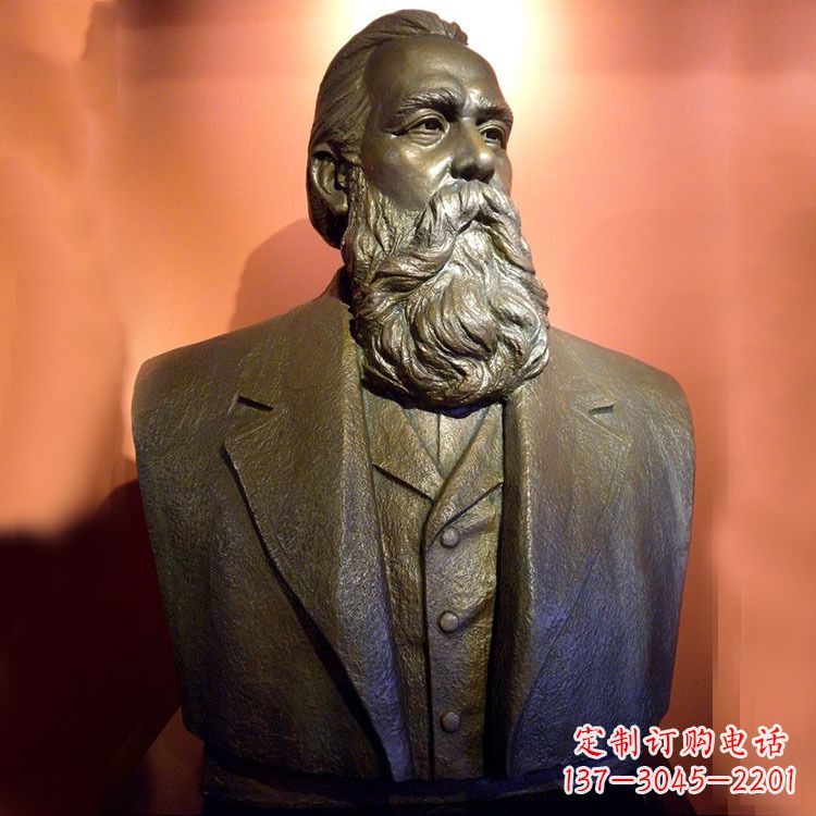 泉州铜雕马克思雕塑