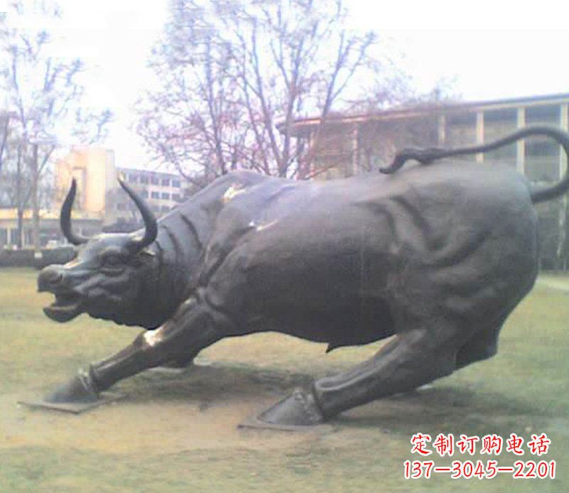 泉州铜雕牛广场动物景观摆件 (2)