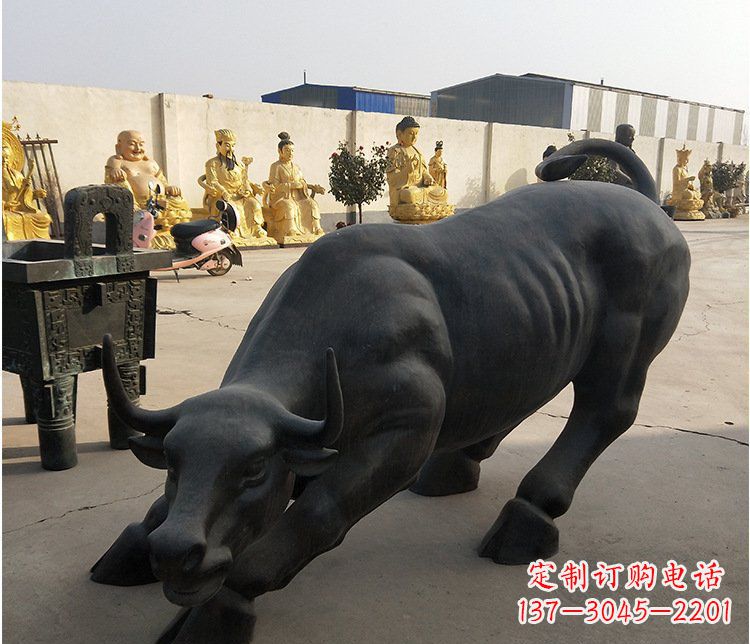 泉州铜雕牛广场动物景观摆件 (6)