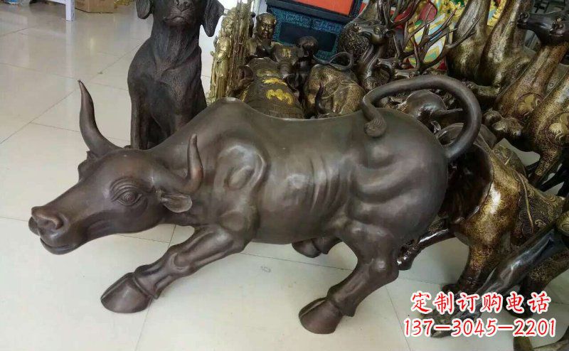 泉州铜雕牛广场动物景观摆件 (5)