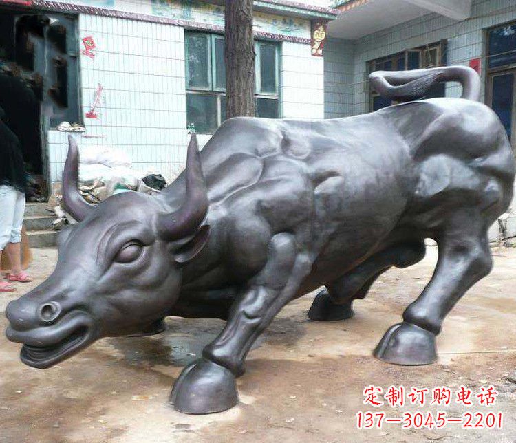 泉州铜雕牛广场动物景观摆件 (3)
