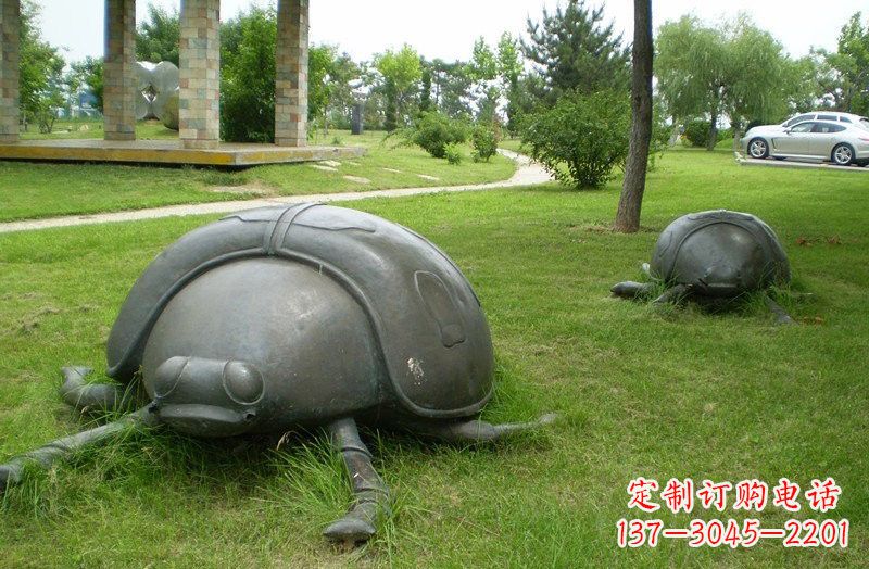 泉州铜雕七星瓢虫公园动物雕塑