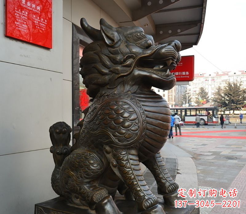 泉州铜雕麒麟