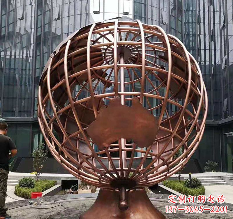 泉州铜雕企业地球仪