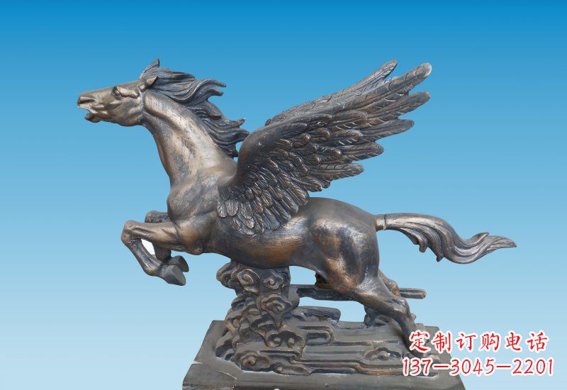泉州铜雕企业飞马