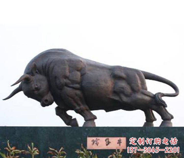 泉州铜雕孺子牛动物雕塑