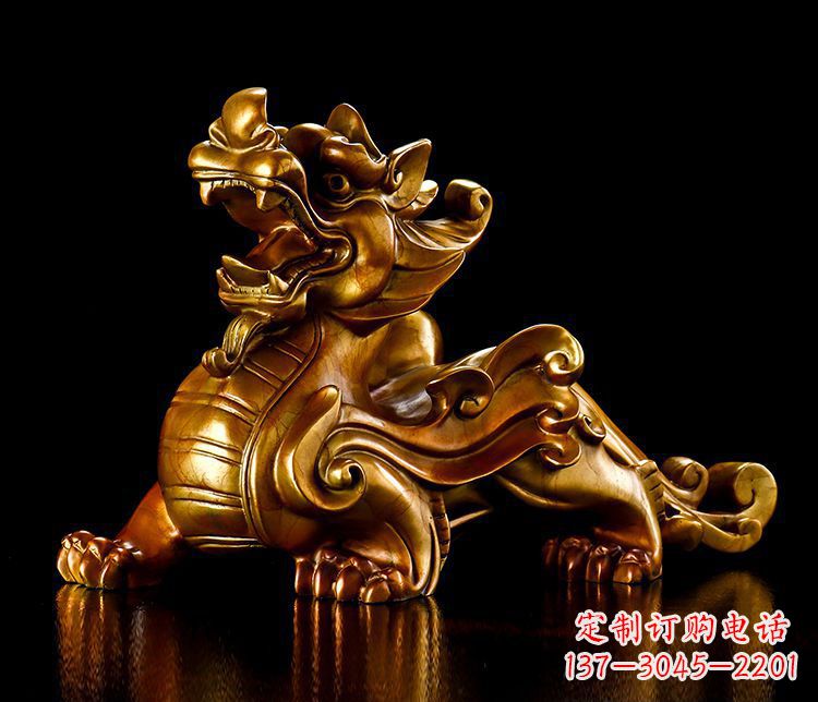 泉州铜雕瑞兽貔貅