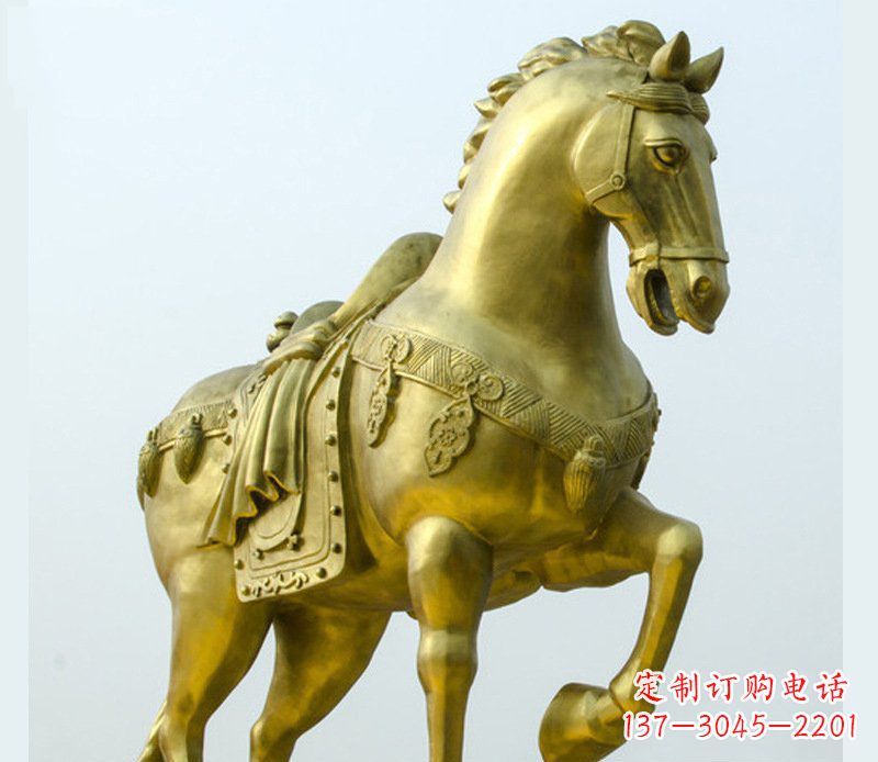 泉州铜雕商场招财动物马雕塑