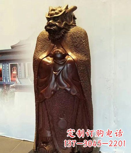 泉州铜雕兽首人身十二生肖
