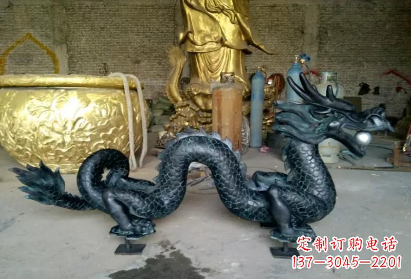 泉州铜雕双龙戏珠222