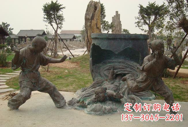 泉州铜雕司马光砸缸