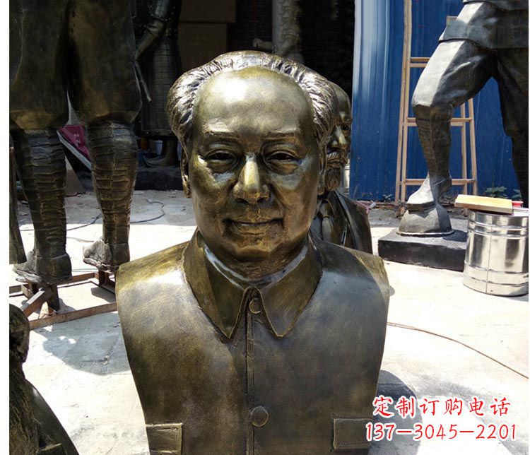 泉州铜雕伟人毛主席胸像