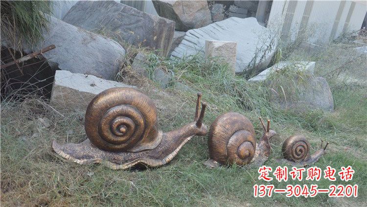 泉州铜雕蜗牛