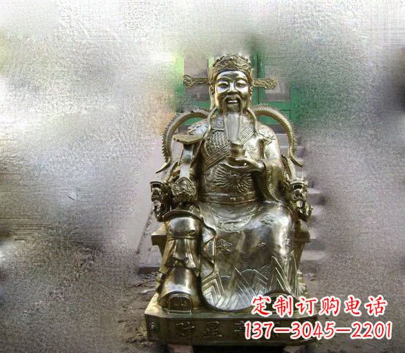 泉州铜雕文财神