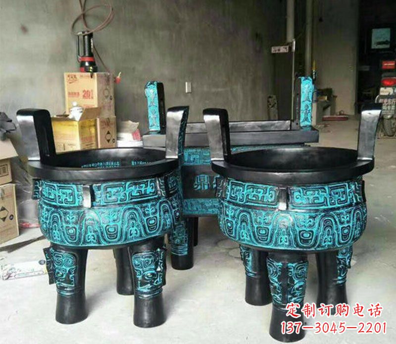 泉州铜雕香炉寺庙香炉雕塑