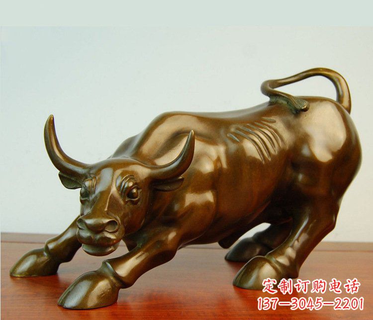 泉州铜雕小区动物牛摆件