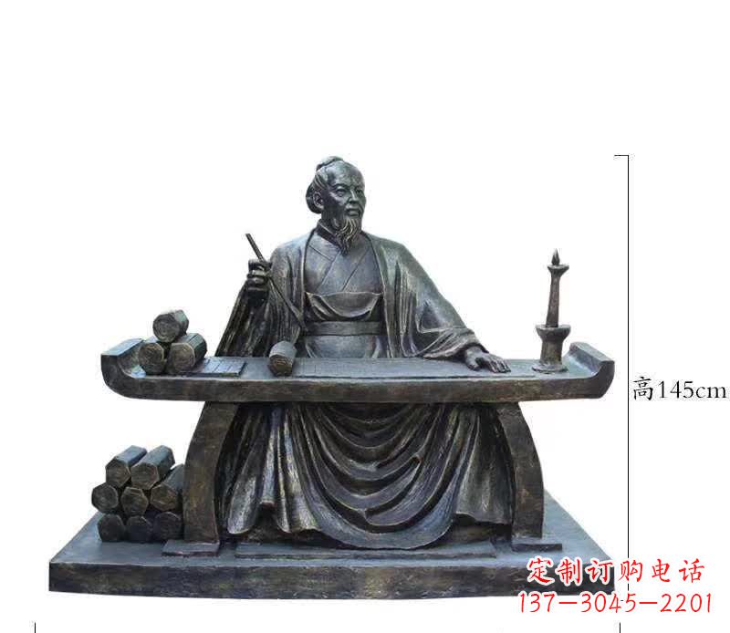 泉州铜雕张仲景人物