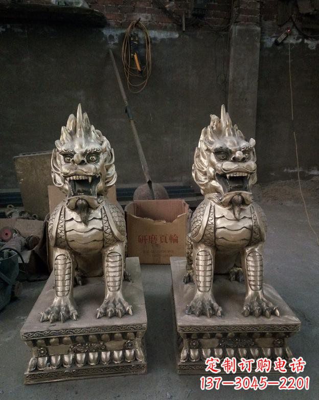 泉州铜雕镇宅麒麟