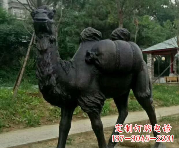 泉州驮行李的骆驼铜雕