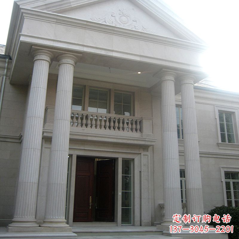 泉州外墙罗马柱石雕