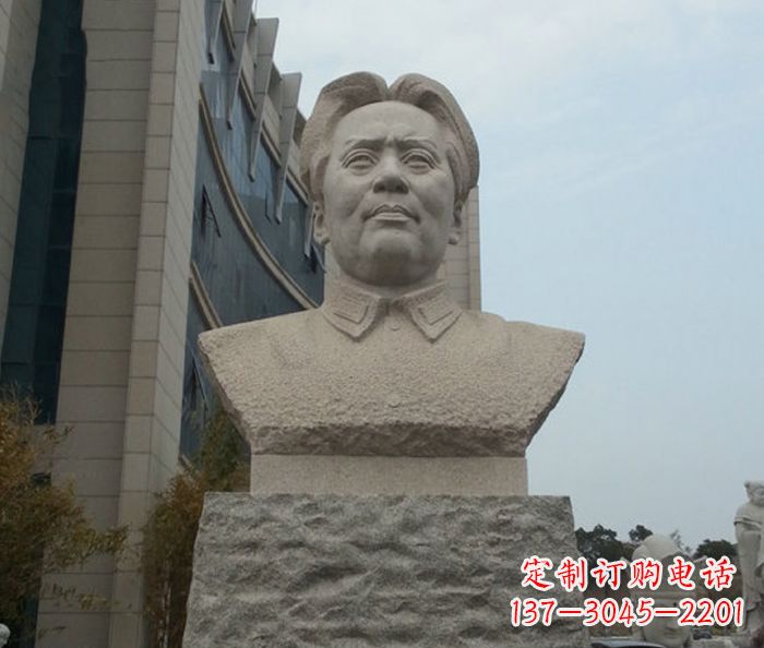 泉州伟人毛泽东胸像石雕