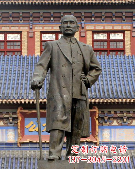 泉州伟人孙中山先生铜雕像