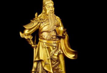 泉州关公铜雕，传承古典传统