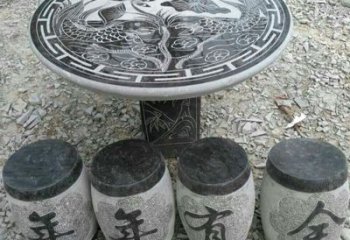 泉州仿古石桌凳，雕刻雅致的完美