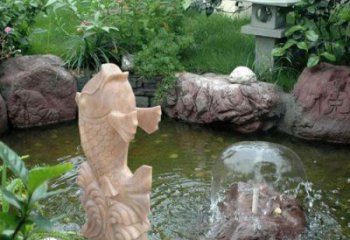 泉州艺术化的鲤鱼雕塑，让你家的氛围变得更加温馨