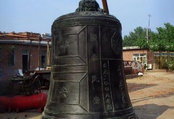 泉州平安国泰，民安铜钟雕塑