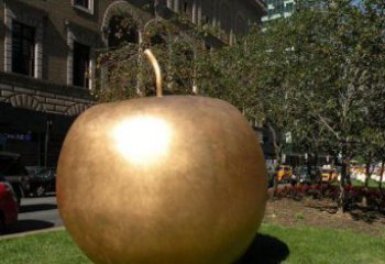 泉州苹果城市景观铜雕