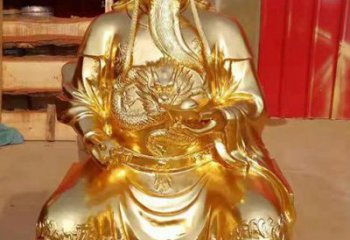 泉州传承经典，漆金关公神像雕塑
