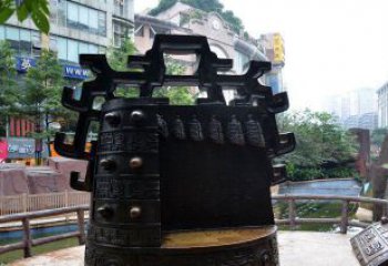 泉州青铜钟铜雕，精美外观蕴藏深厚文化内涵