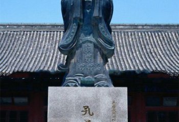 泉州传承古代文化——青铜孔子雕塑