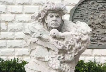 泉州纪念邱少云烈士的石雕艺术品