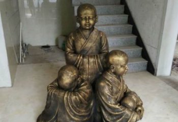 泉州中国领雕塑推出的金色佛祖三像是一件令人惊…