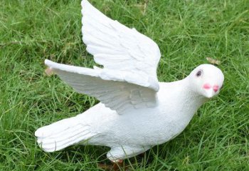 泉州象征和平的少女和平鸽雕塑
